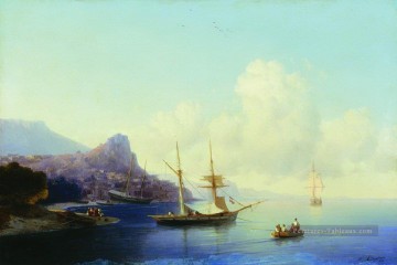 gurzuf 1859 Romantique Ivan Aivazovsky russe Peinture à l'huile